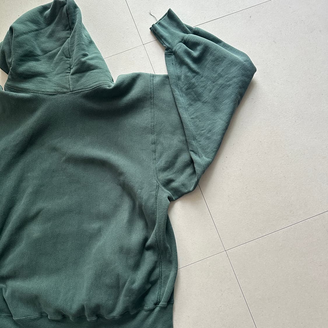 80s 챔피온 블랭크 리버스위브 후드티 XL  상품이미지7