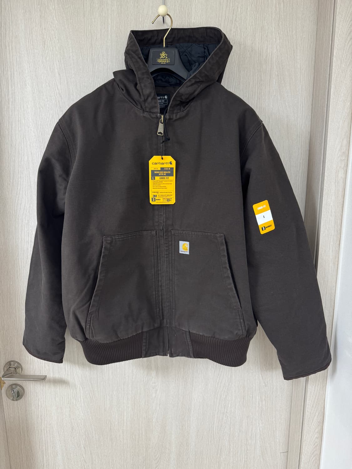 칼하트 액티브 자켓 j130 다크브라운 L사아즈 상품이미지1