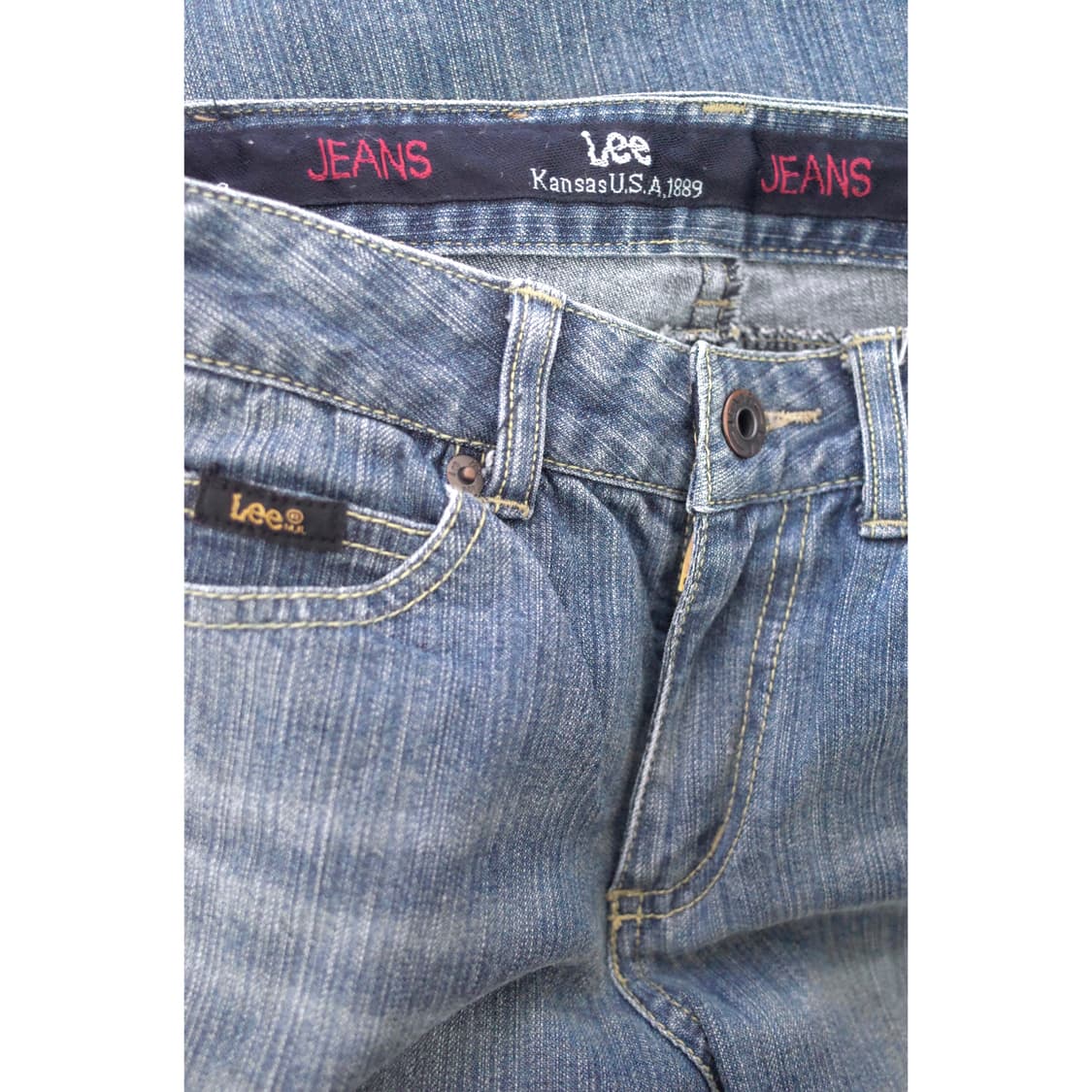 Lee 사이드 스트라이프 세미 부츠컷 팬츠 상품이미지5