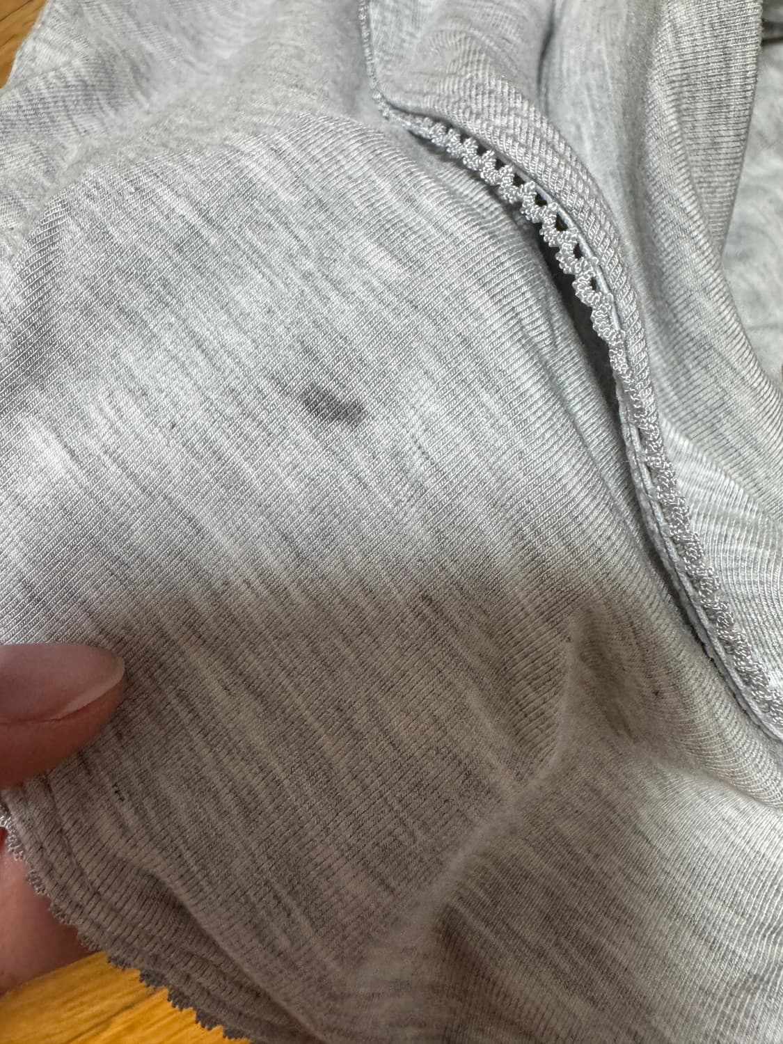 글로니 피콧 프릴 미니 스커트 화이트 멜란지 상품이미지4