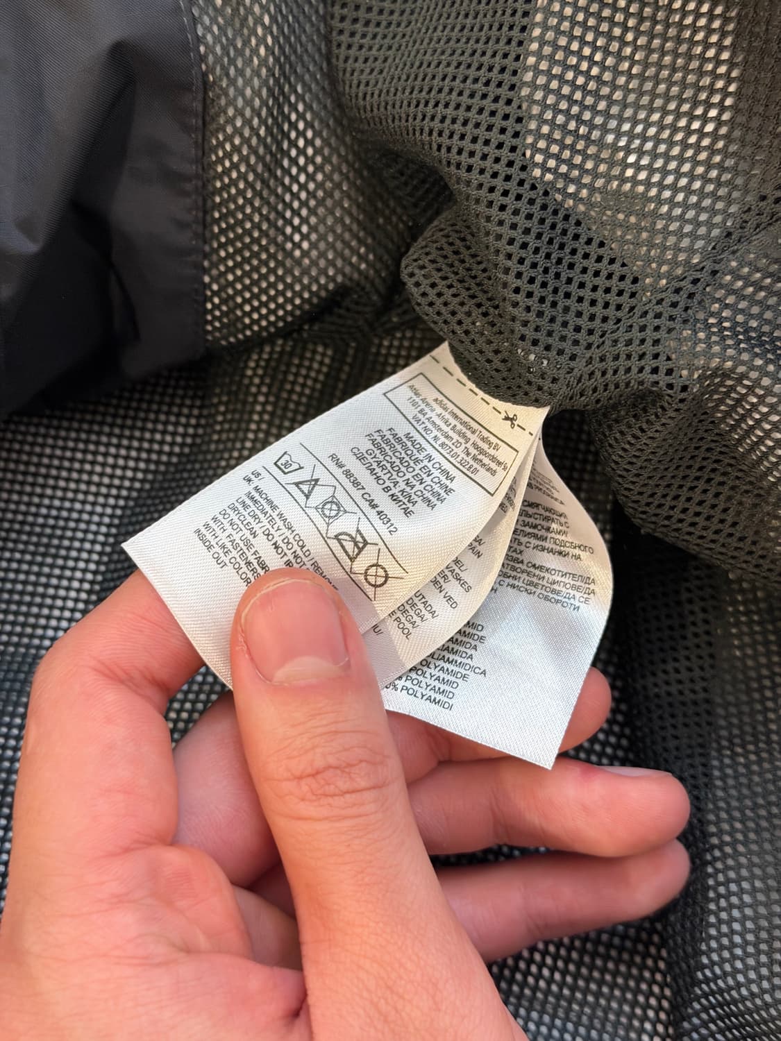 아디다스 11-12 리버풀 후드 탈착 바람막이 차콜 그레이 상품이미지6