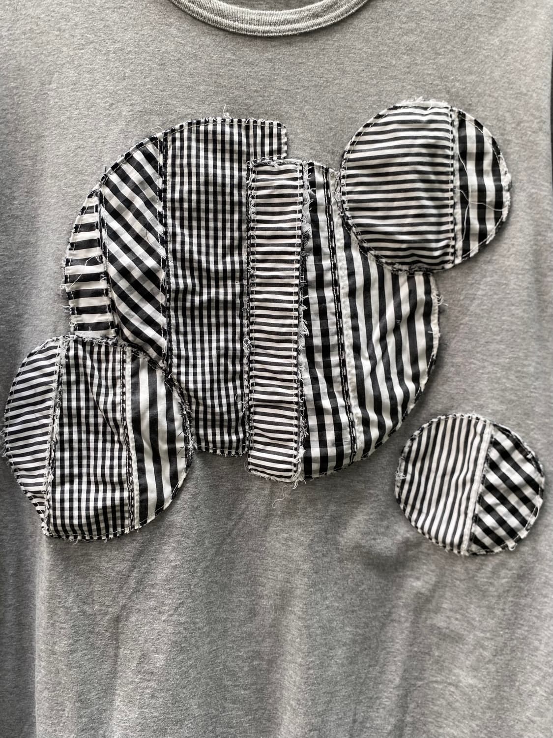 Comme Des Garcons Homme 패치워크 반팔 티셔츠 상품이미지2