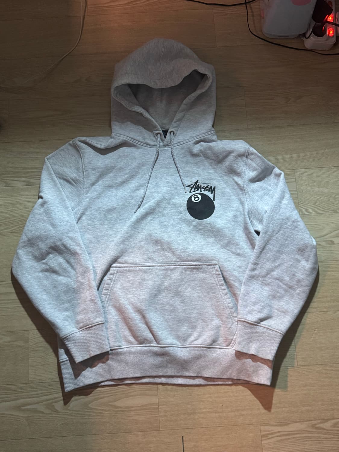 스투시 8볼 애쉬헤더 후드 상품이미지1