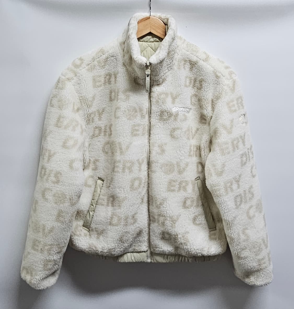 디스커버리 여성 양면퀼팅 후리스점퍼 90 상품이미지1