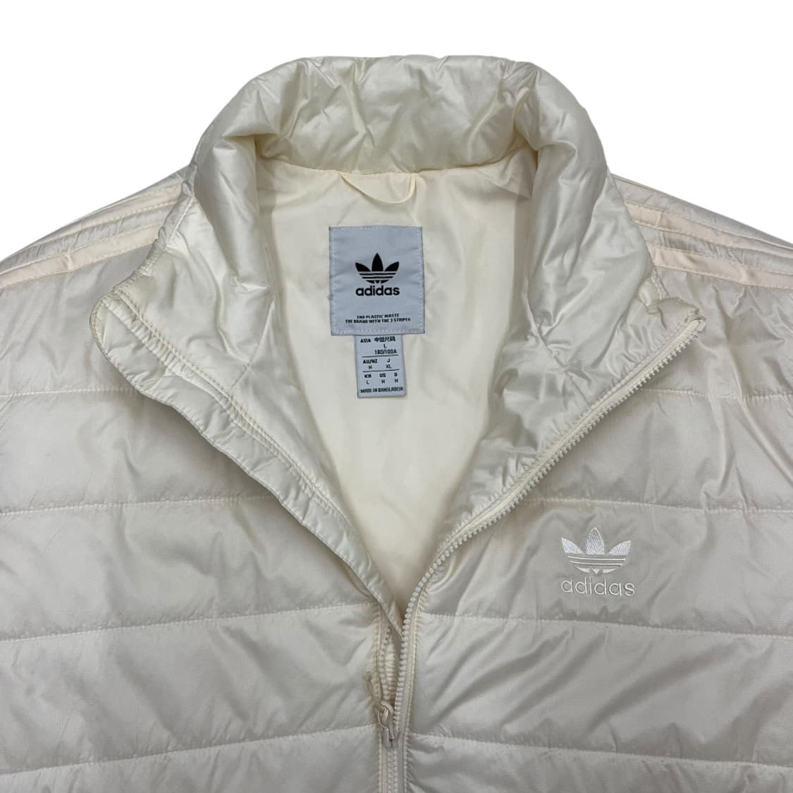 아디다스 화이트라인 화이트 경량패딩 L 상품이미지7
