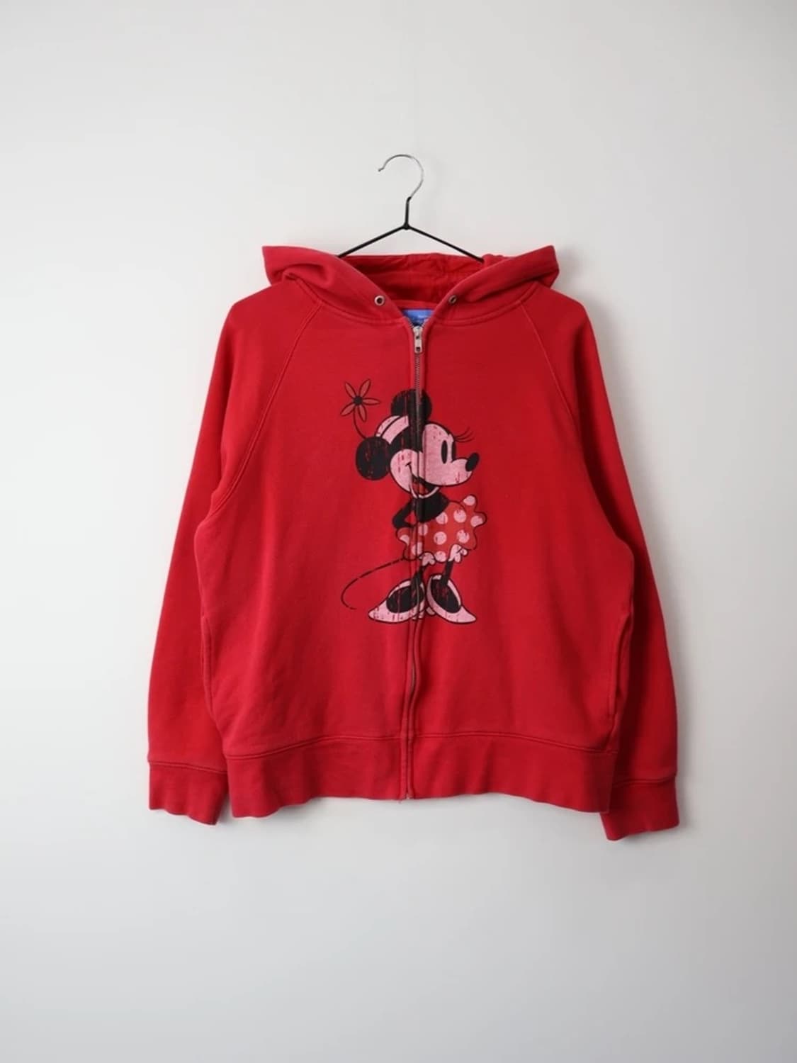 Tokyo Disney Minnie Zip Hoodie Red 상품이미지3