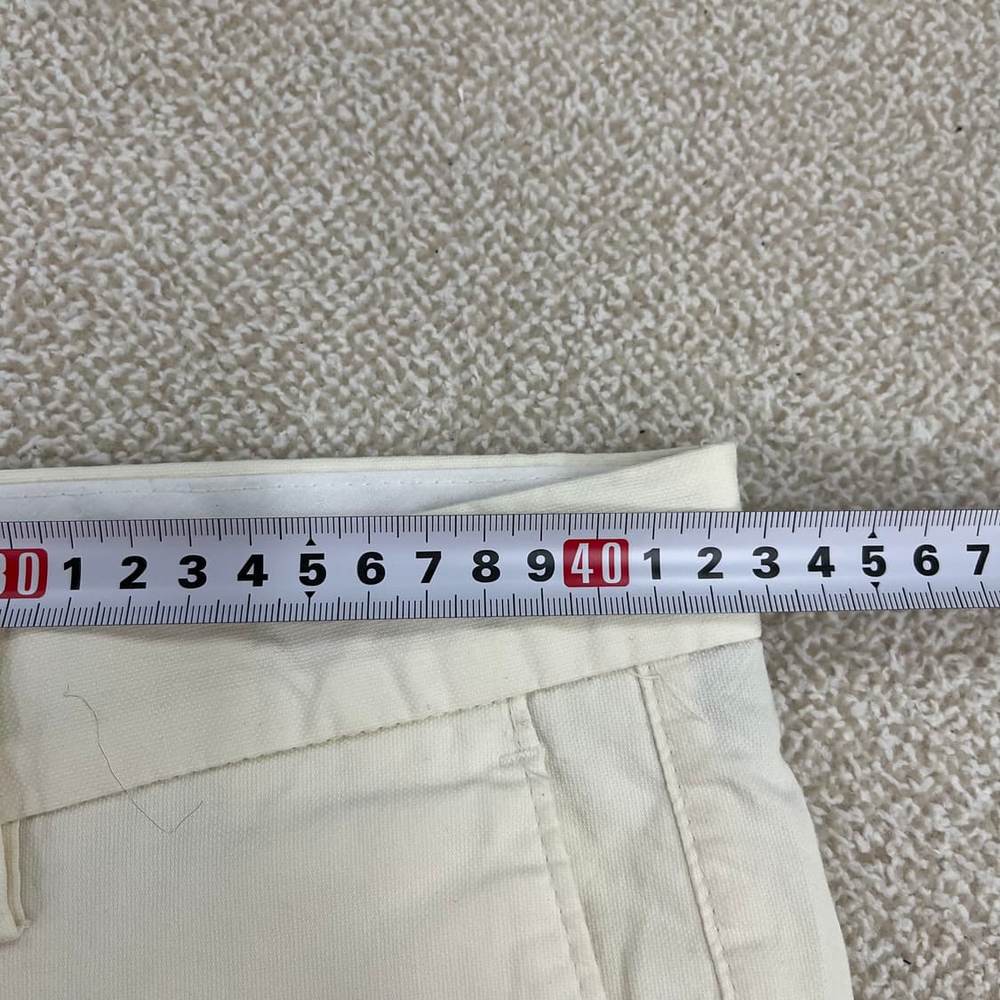 84 헤지스 스트레이트핏 코튼 면바지 0123M 상품이미지8