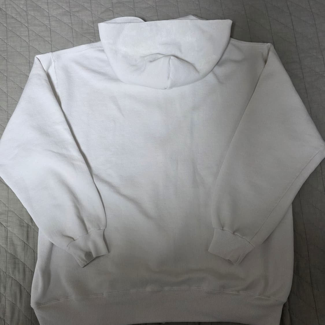 [XL] 90s 빈티지 러셀 애슬레틱 화이트 후드집업 USA 페인트 상품이미지8