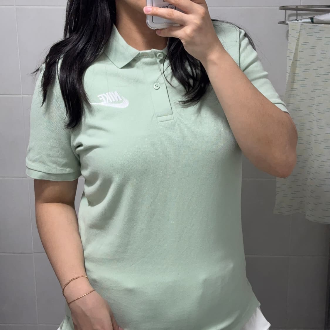 대대장) 나이키 애플민트🍏 슬림핏 pk 티셔츠 M 상품이미지3