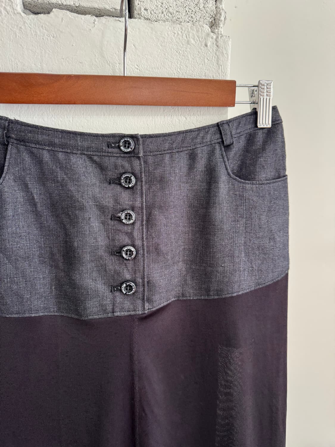vintage button see-through skirt 상품이미지4