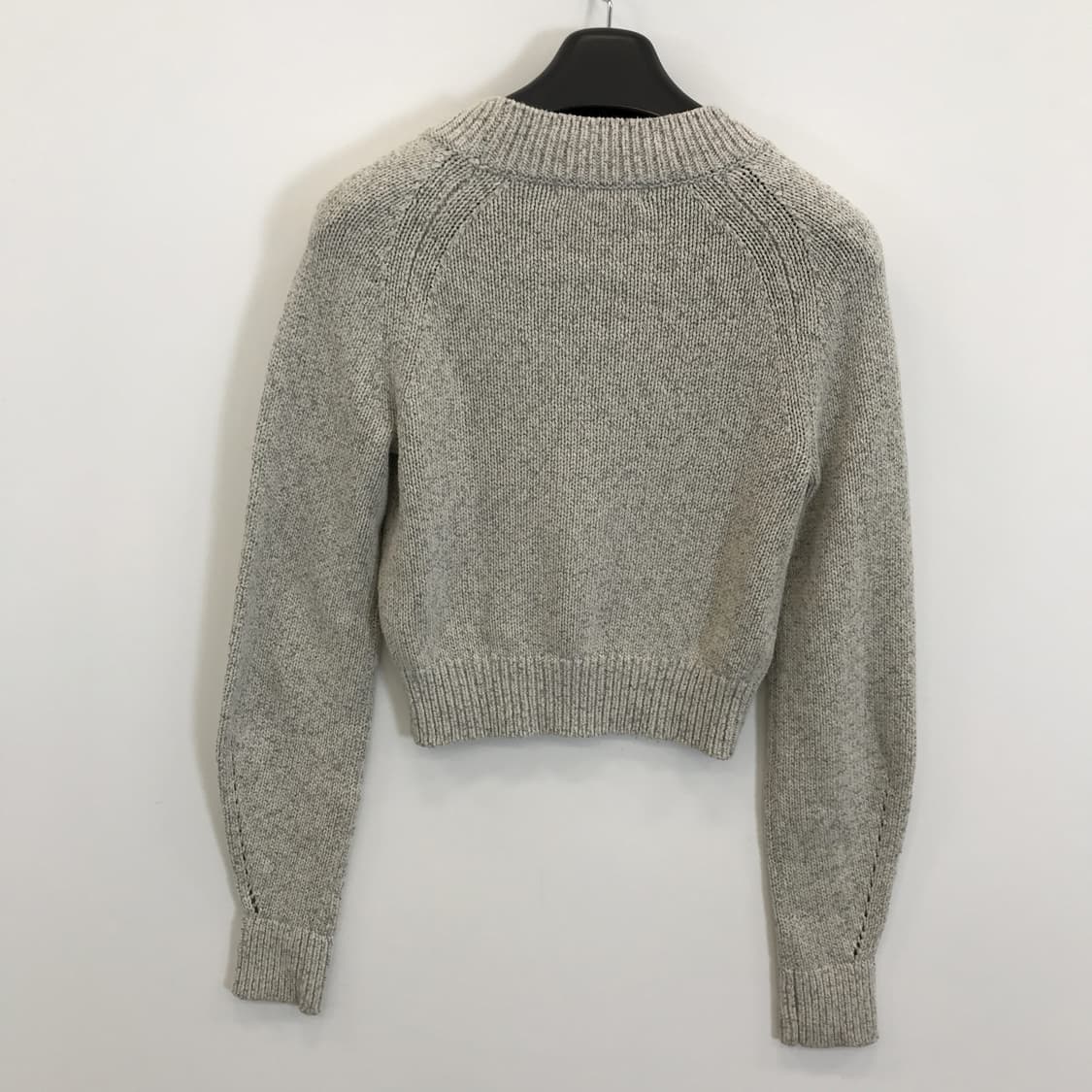 플랙 브이넥 크롭 니트 [55] 상품이미지4