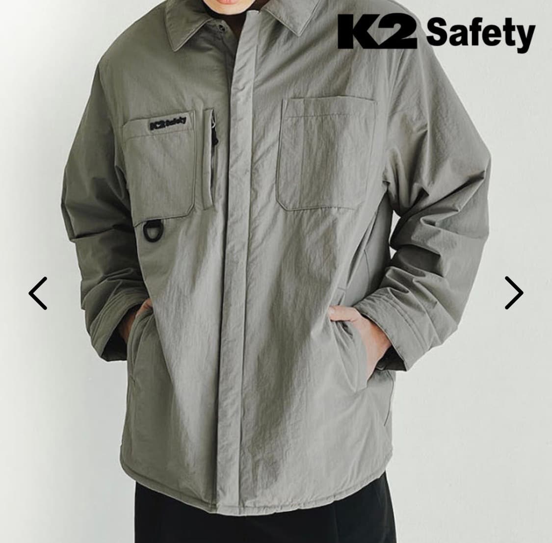 K2 세이프티 캐주얼 셔츠 자켓 슬림 점퍼 다운 패딩 팝니다! 상품이미지3