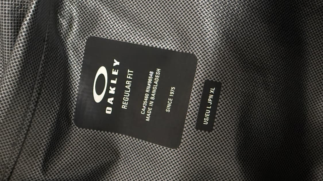 오클리 엘리먼츠 쉘자켓 2.0 블랙 L 상품이미지3