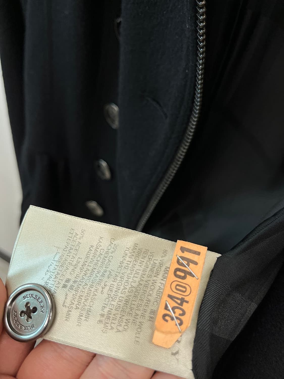 여) 버버리 런던 벨티드 캐시미어 코트  상품이미지9