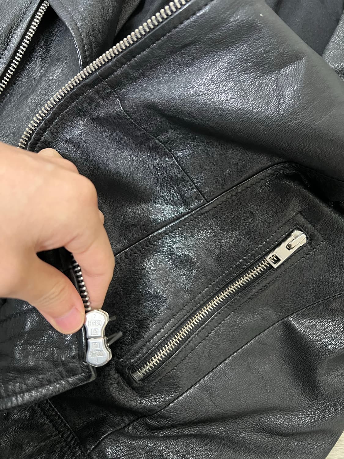 올세인츠 양가죽 자켓 상품이미지7