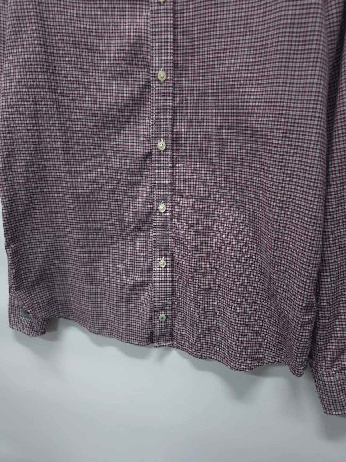 타미힐피거 봄여름 가벼운 체크셔츠 ( 남성M ) 상품이미지3