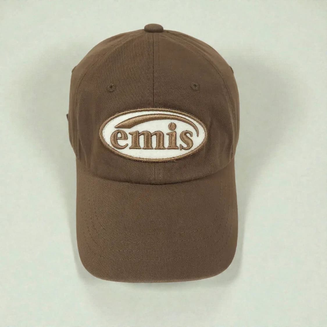 이미스 EMIS 로고 볼캡 브라운 상품이미지1