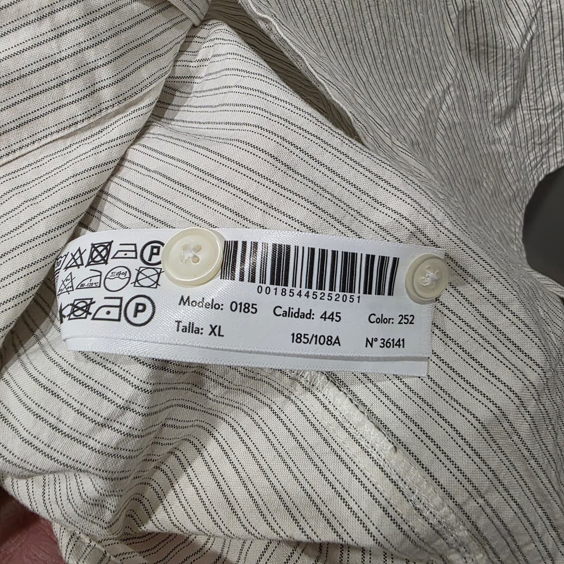 마시모두띠 라이트 스트라이프 카라 셔츠 상품이미지4