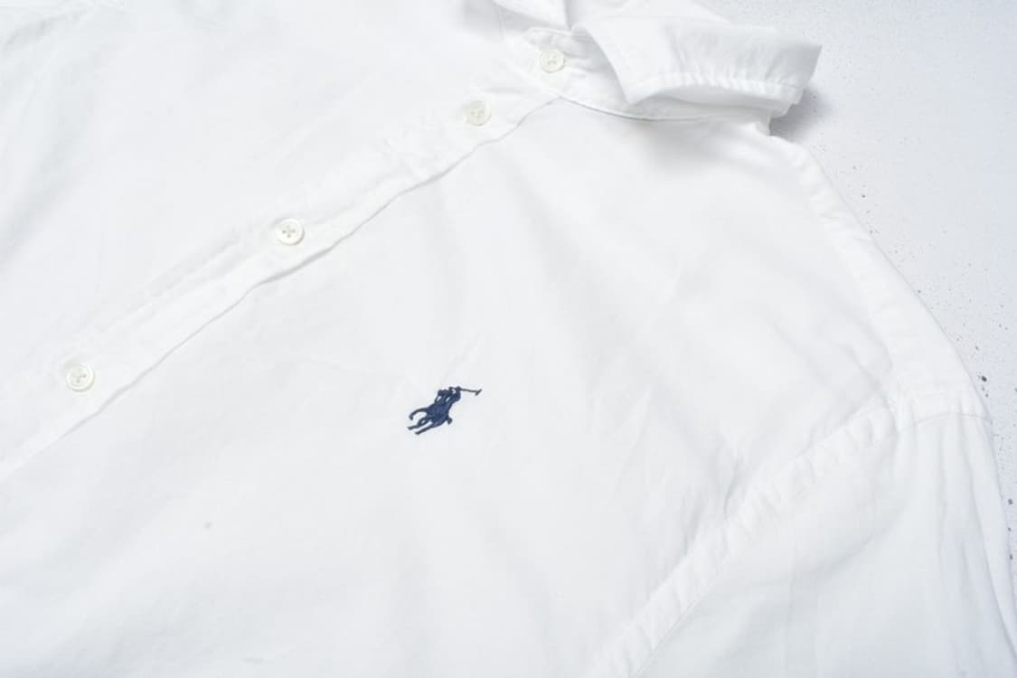 폴로 랄프로렌 큐알 화이트 셔츠 M M0003 상품이미지4