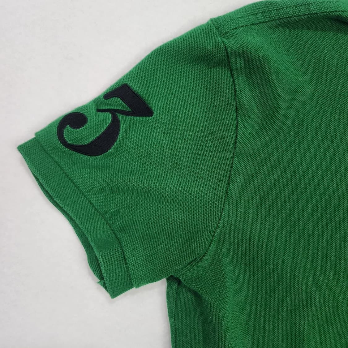 폴로 랄프로렌 빅포니 반팔 카라 티셔츠 그린 블랙 상품이미지4