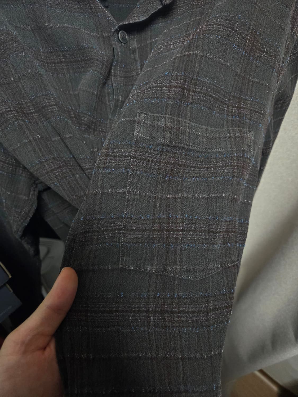 이얼즈어고 클래식핏 포이카 체크셔츠 3사이즈 상품이미지4