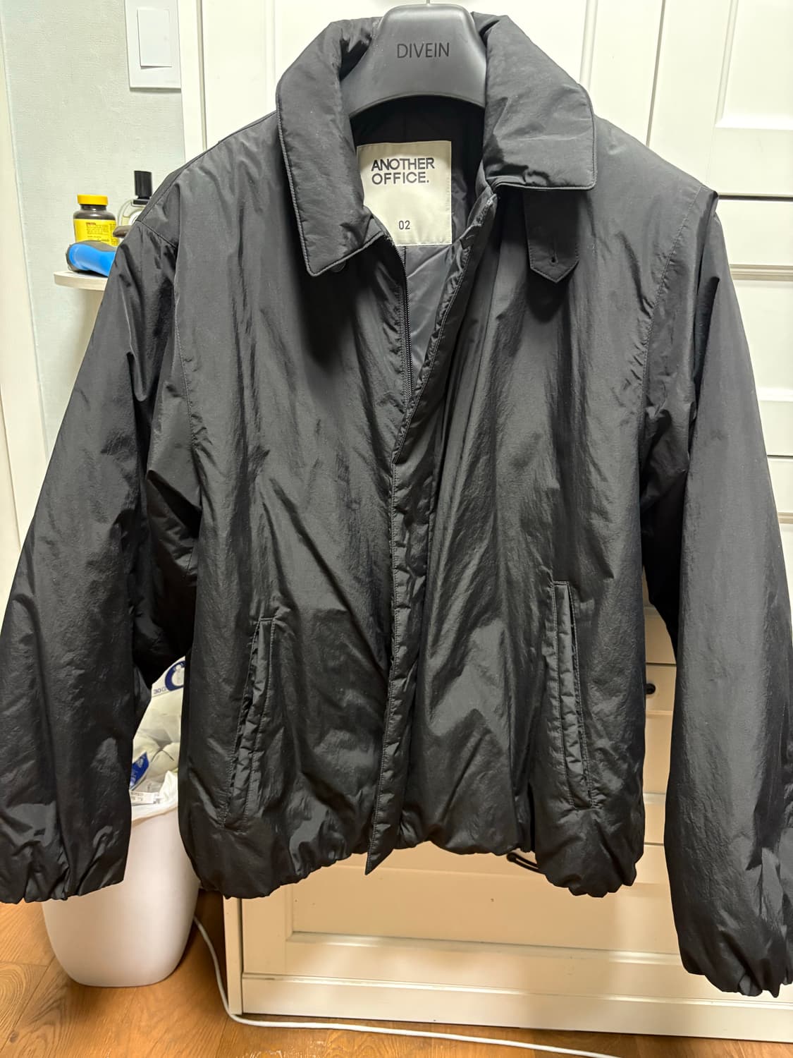 어나더오피스 컨트롤 인슐레이션 자켓 블랙 2사이즈 상품이미지3