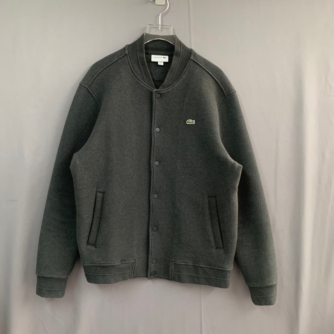 L 라코스테 스웻 바시티 스타디움 야구 자켓 상품이미지2