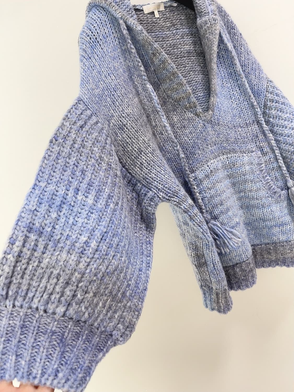 러브 쉑 팬시 알파카 울 혼방 폼폼 후드 니트 상품이미지7