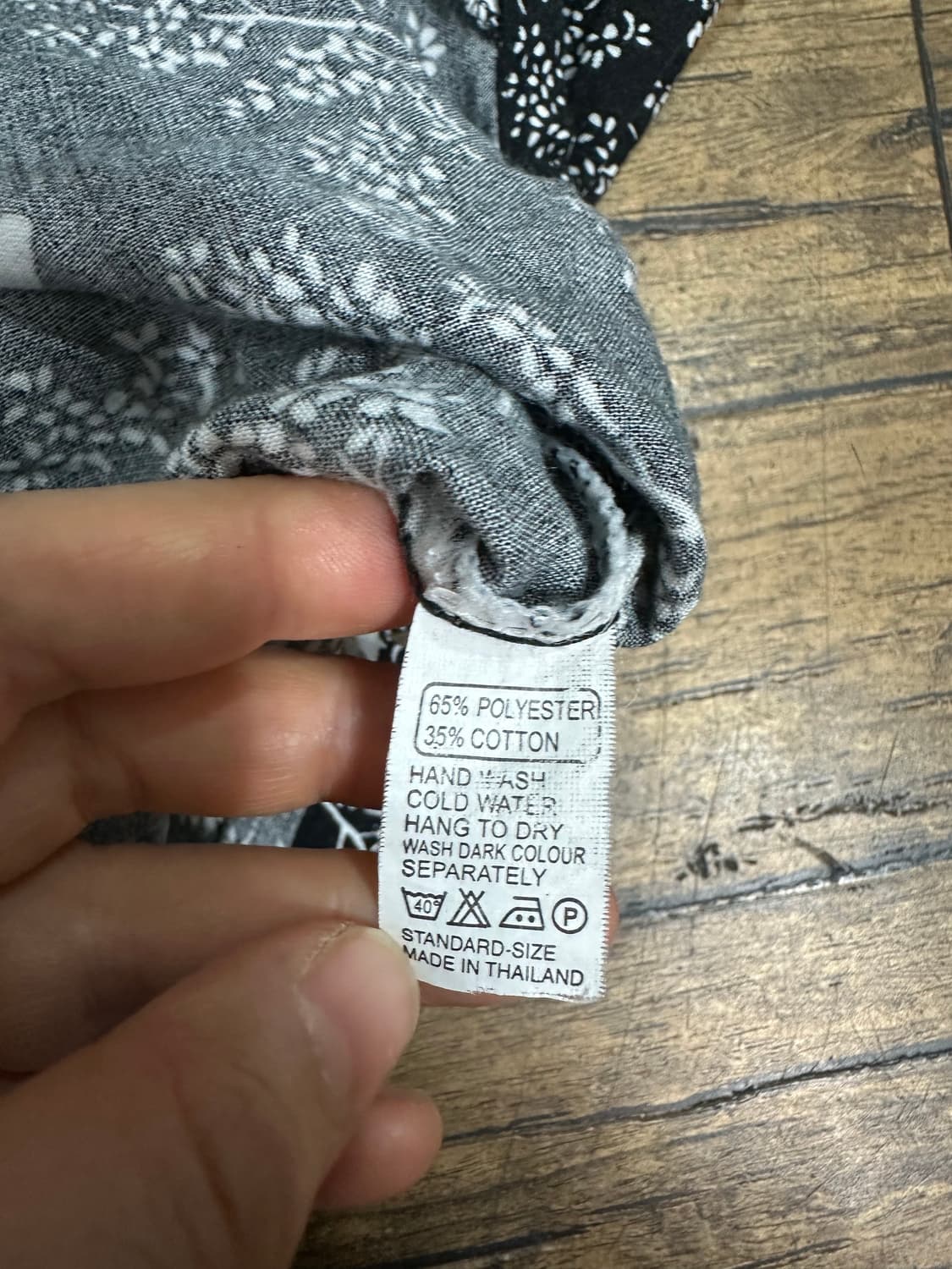 Chic&Cheap 시크앤치프 블랙 플라워 반팔 빈티지셔츠 L 상품이미지6