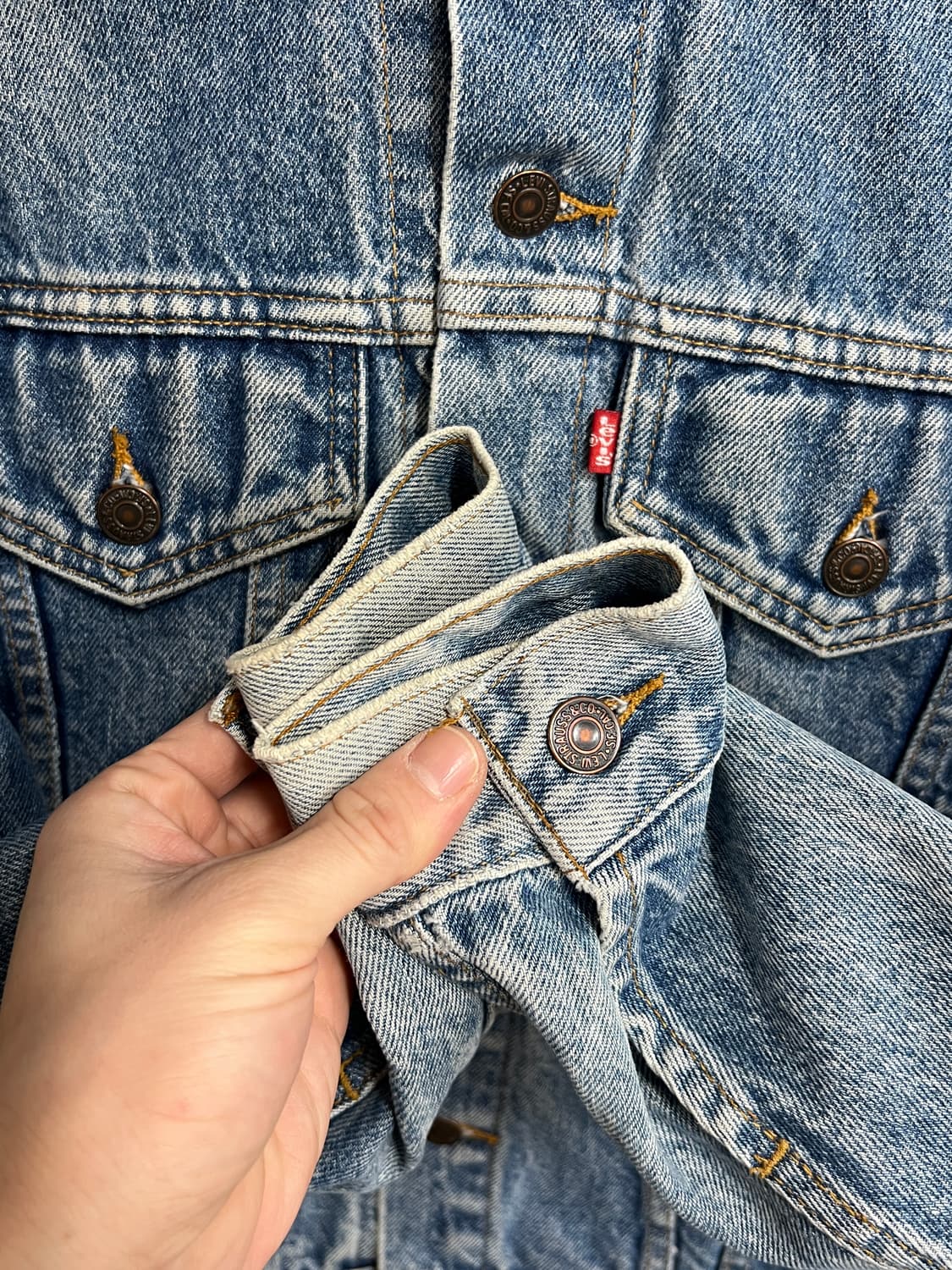 90's Levis Type3 리바이스 3세대 오리지널 트러커 데님 자켓 상품이미지4