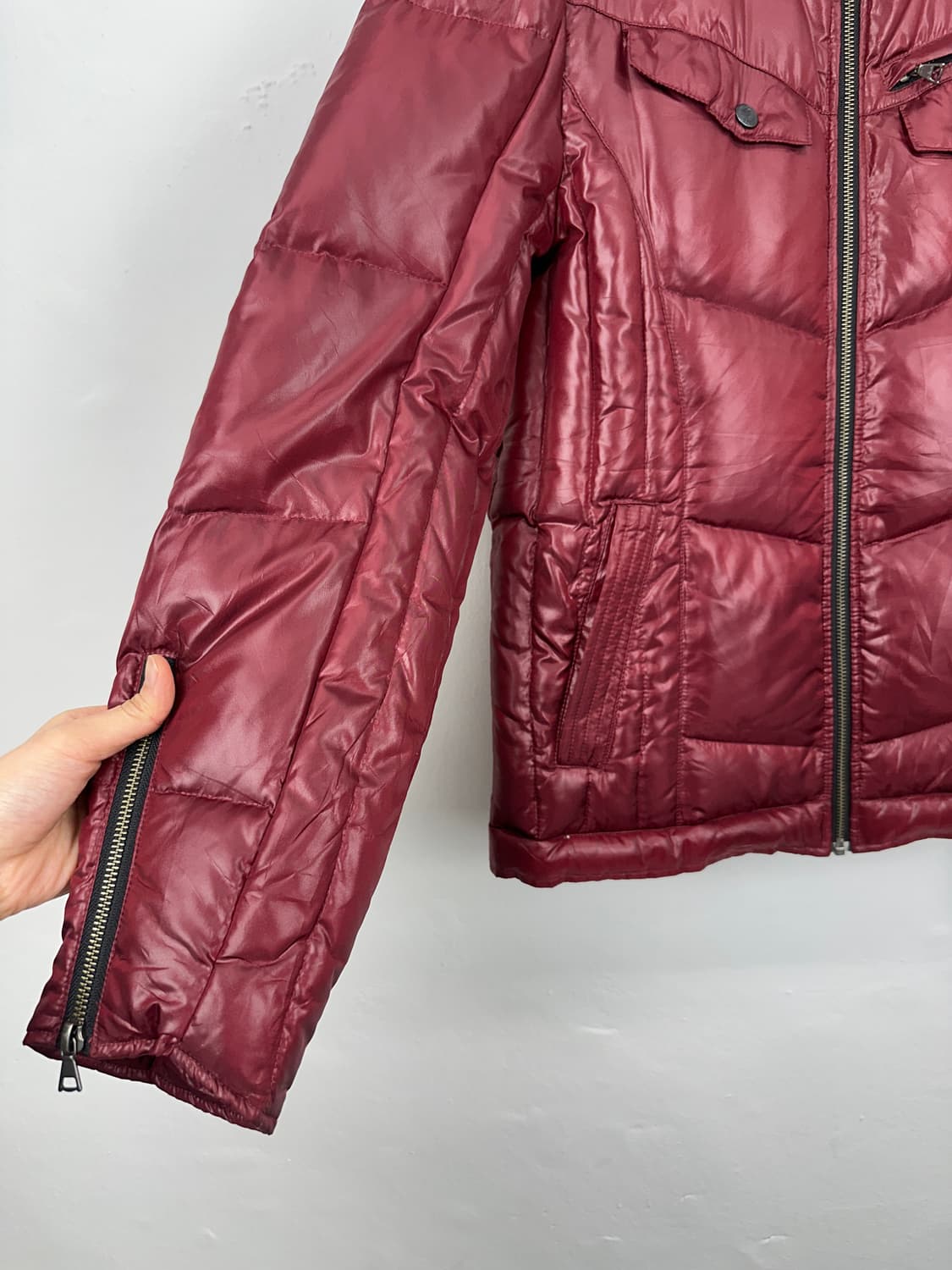A.V.V Homme dark burgundy padded jacket 상품이미지6