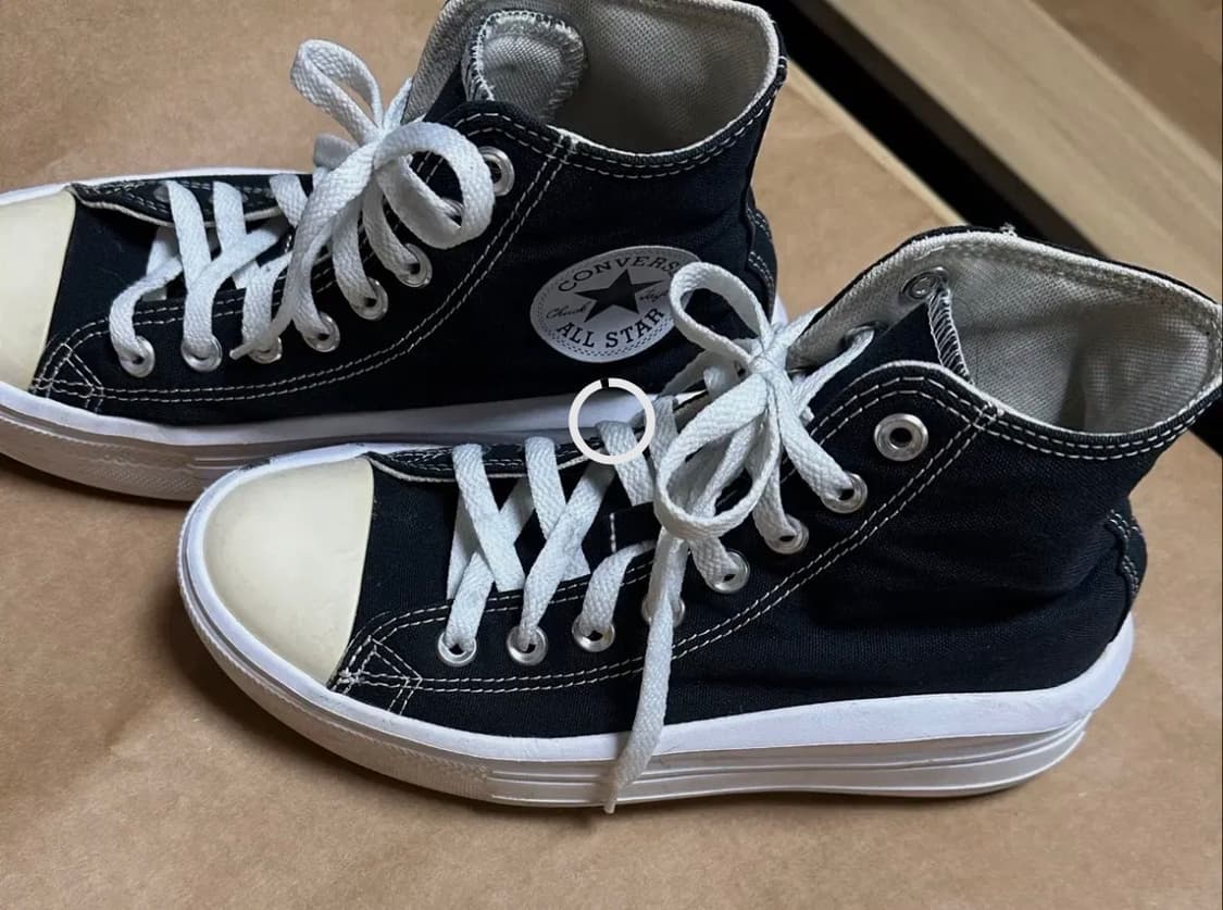 컨버스 척테일러 올스타 무브 플랫폼 하이 블랙 245 상품이미지3