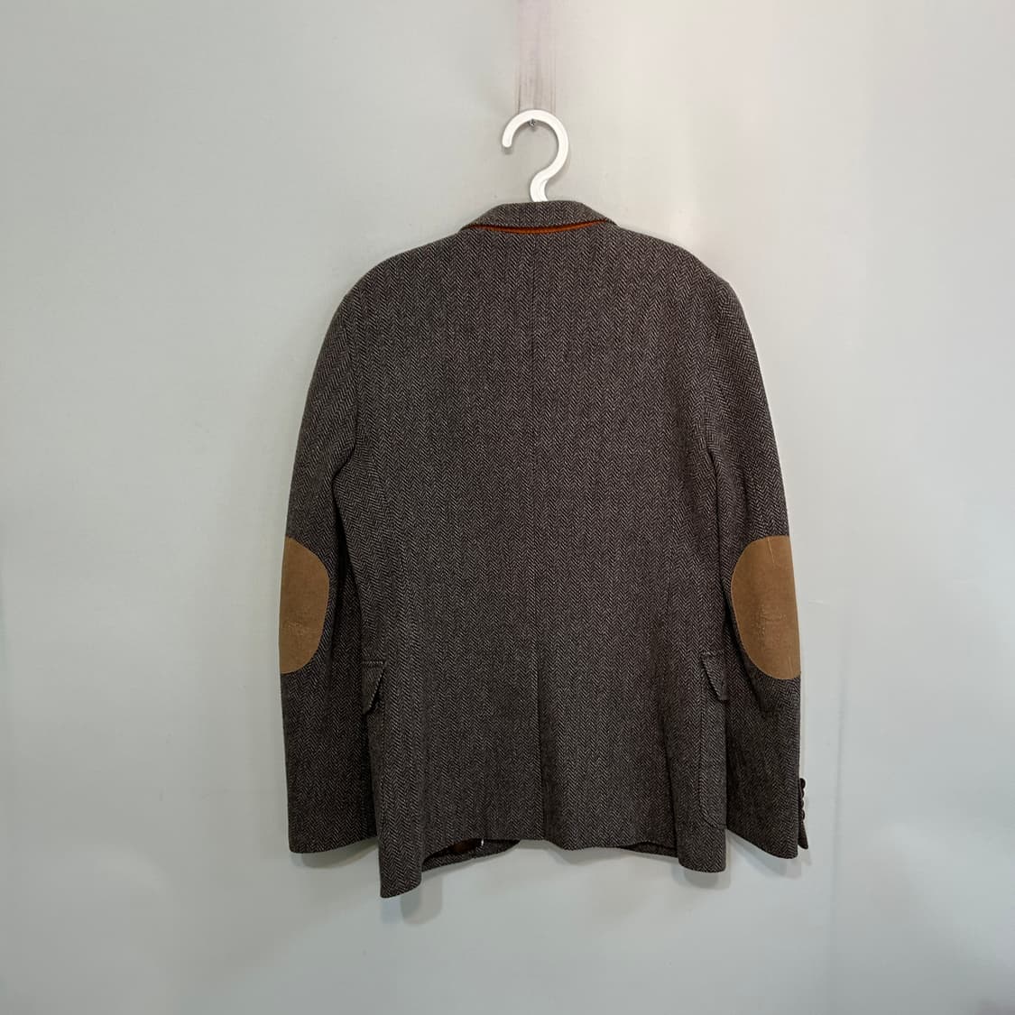 지오지아 브라운 헤링본 자켓 상품이미지3