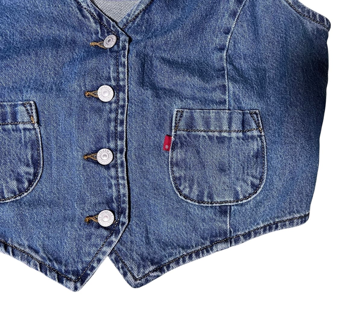 (새상품) 리바이스 데님 조끼 베스트 S 상품이미지5