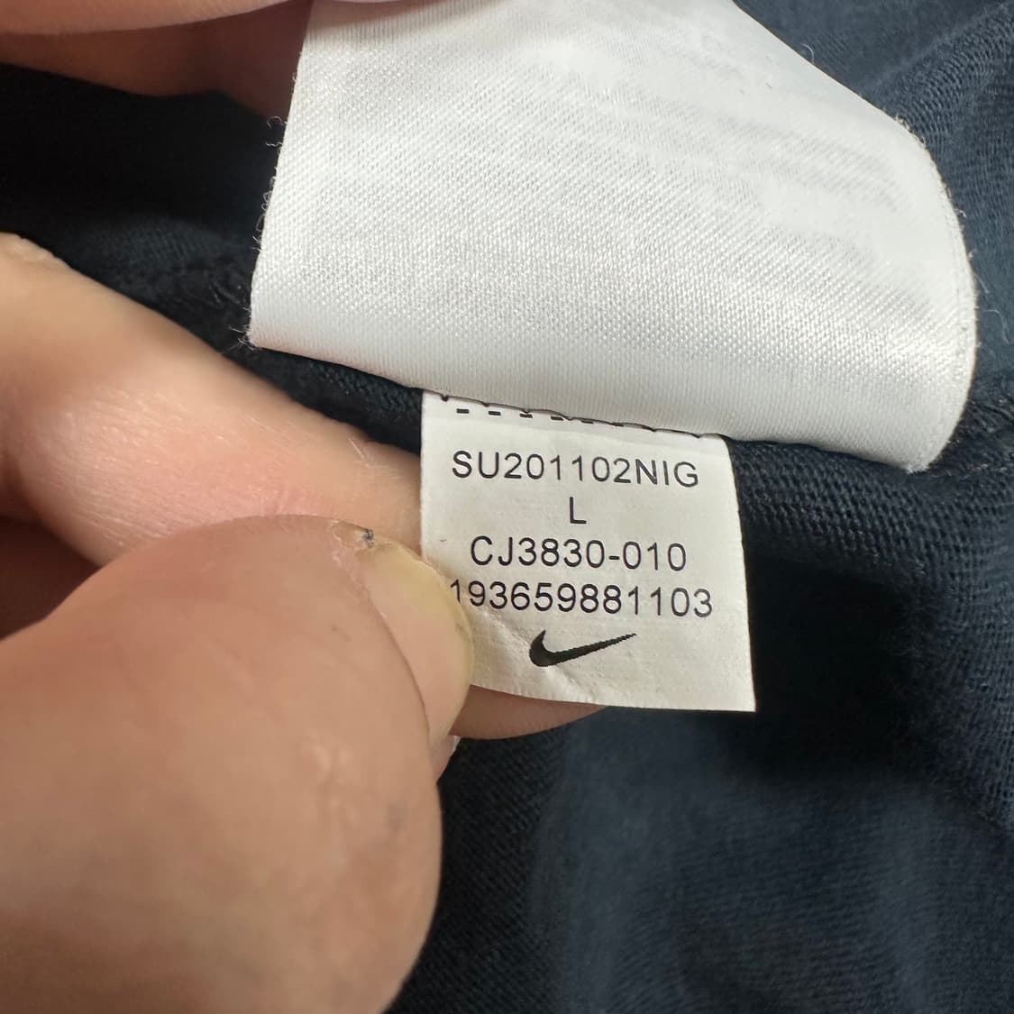 ✨ (바배) 나이키 더블스우시 빅스우시 블랙 원피스  상품이미지5