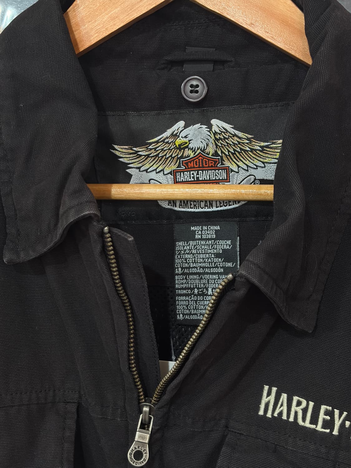 할리데이비슨 백로고 바이크 워크자켓 상품이미지5