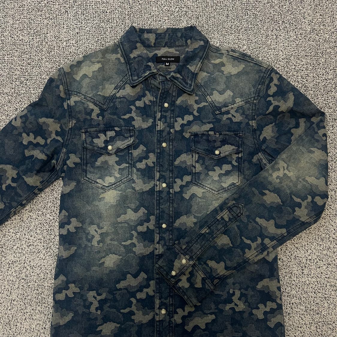 Fullglow Camo Denim Shirt. 상품이미지3