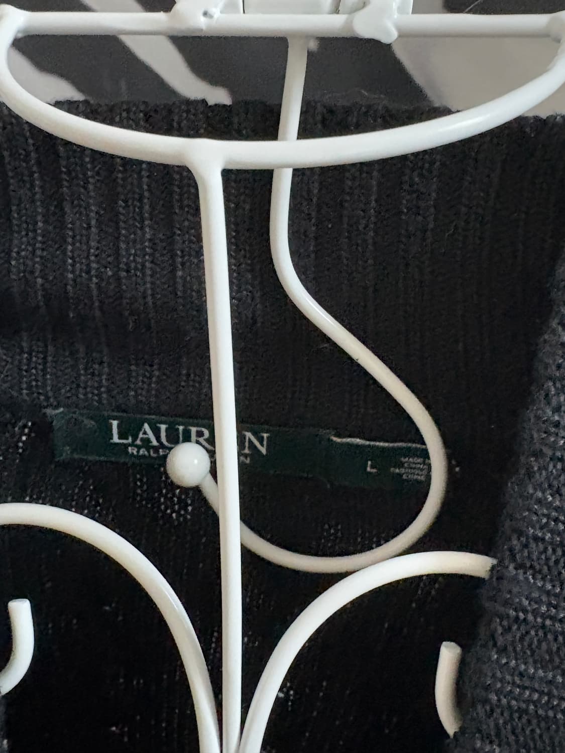 • Polo Black Cable Knit Zip-Up 상품이미지7