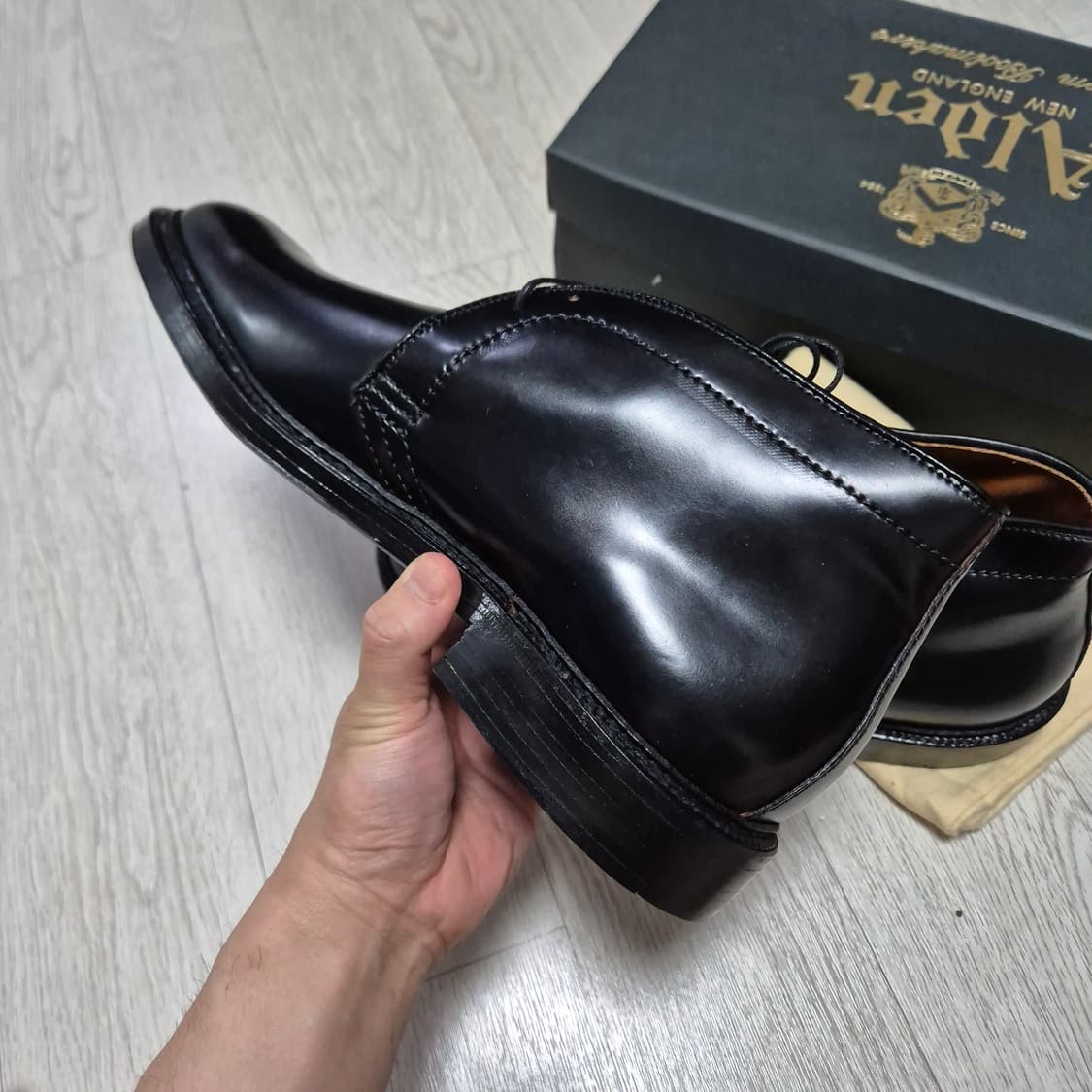 새상품 [8.5E]알든 1340 코도반 처카부츠 990 9901 1339 상품이미지3