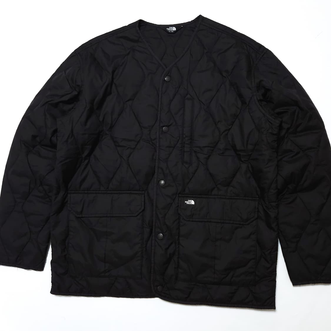 노스페이스 히트 라인 퀄팅 가디건 자켓 블랙 상품이미지2