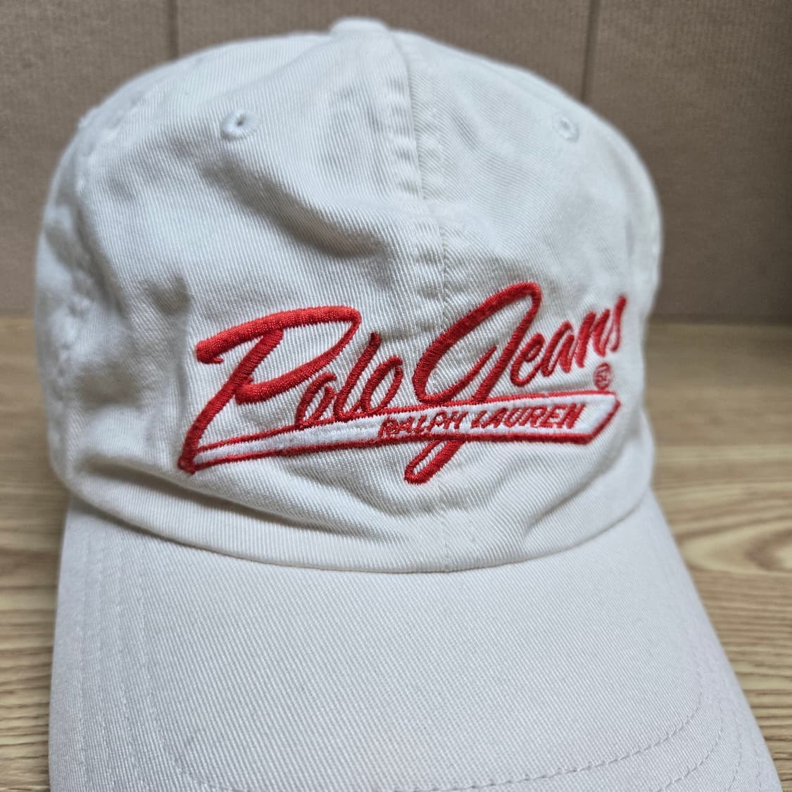 OS 폴로진스 90s 빈티지 스펠아웃 볼캡 화이트 상품이미지5