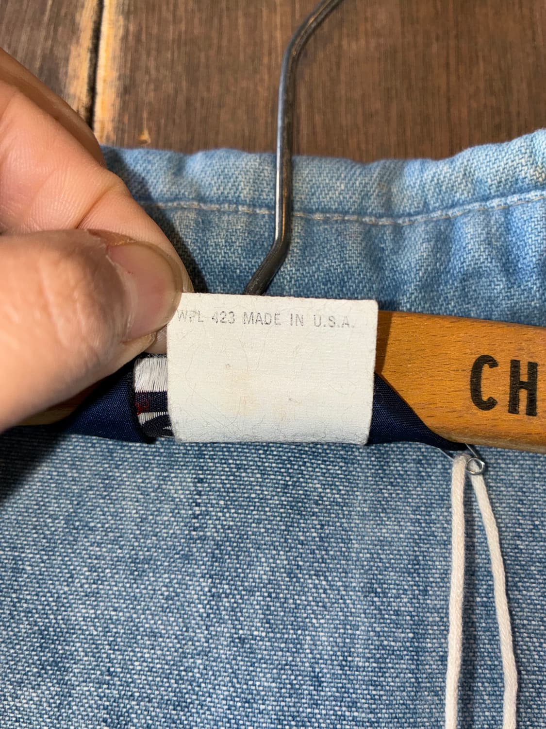 80s Levis Chambray Work Shirt 상품이미지3