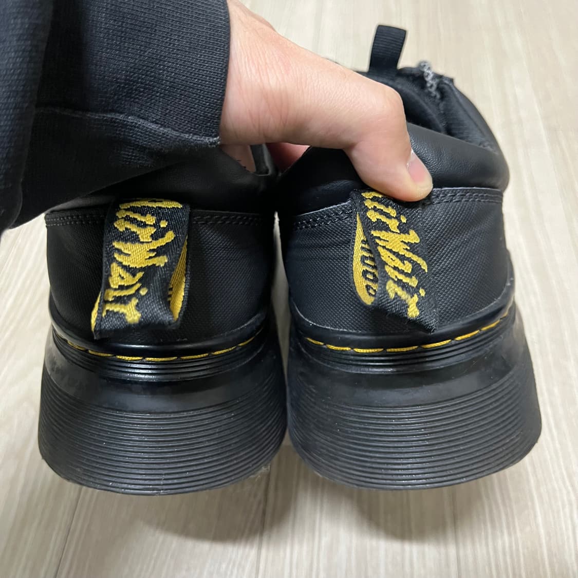 [uk8,270-275] 닥터마틴 타릭 로우 블랙 상품이미지3