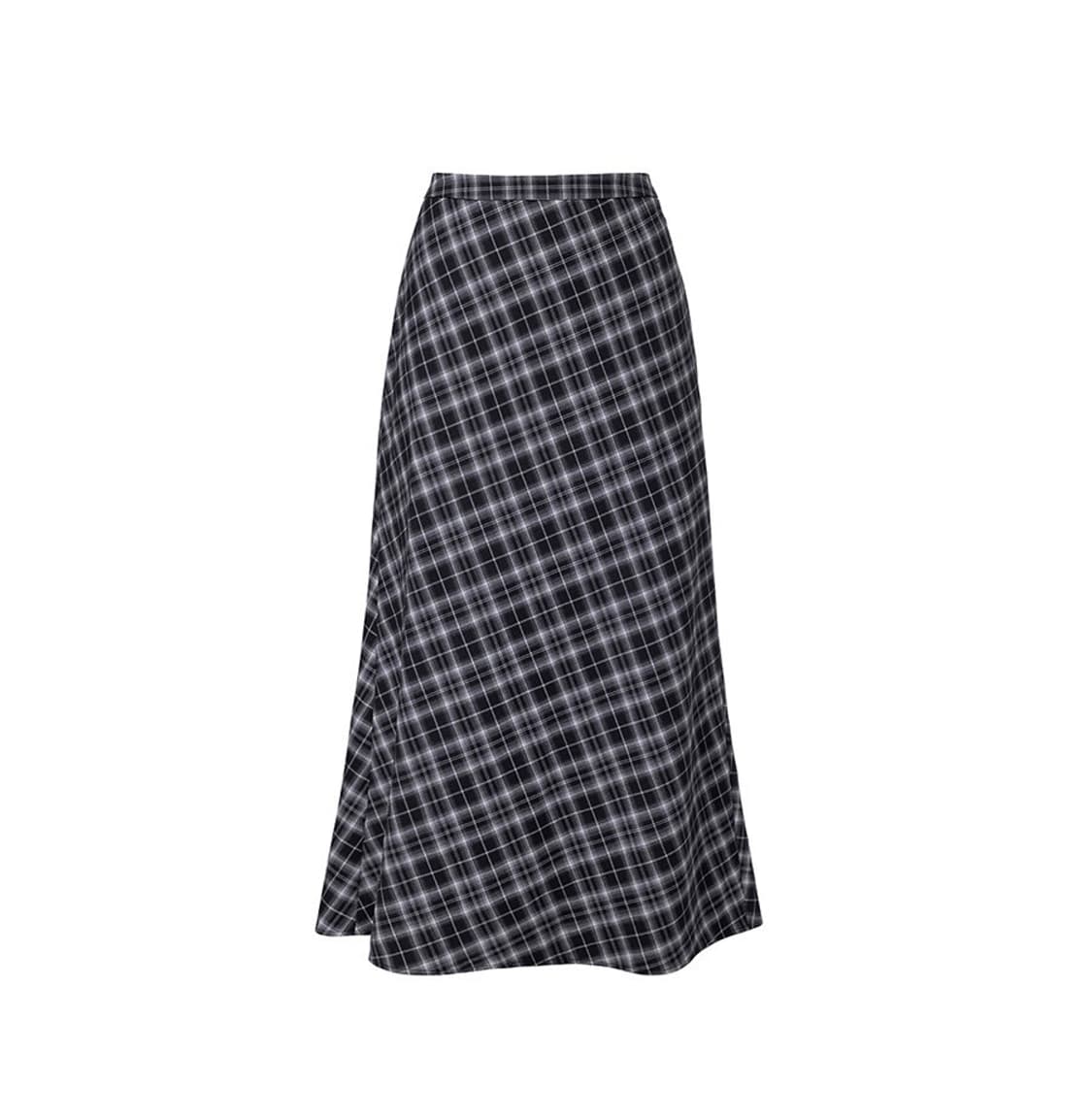 레이브 체크 롱스커트 상품이미지2