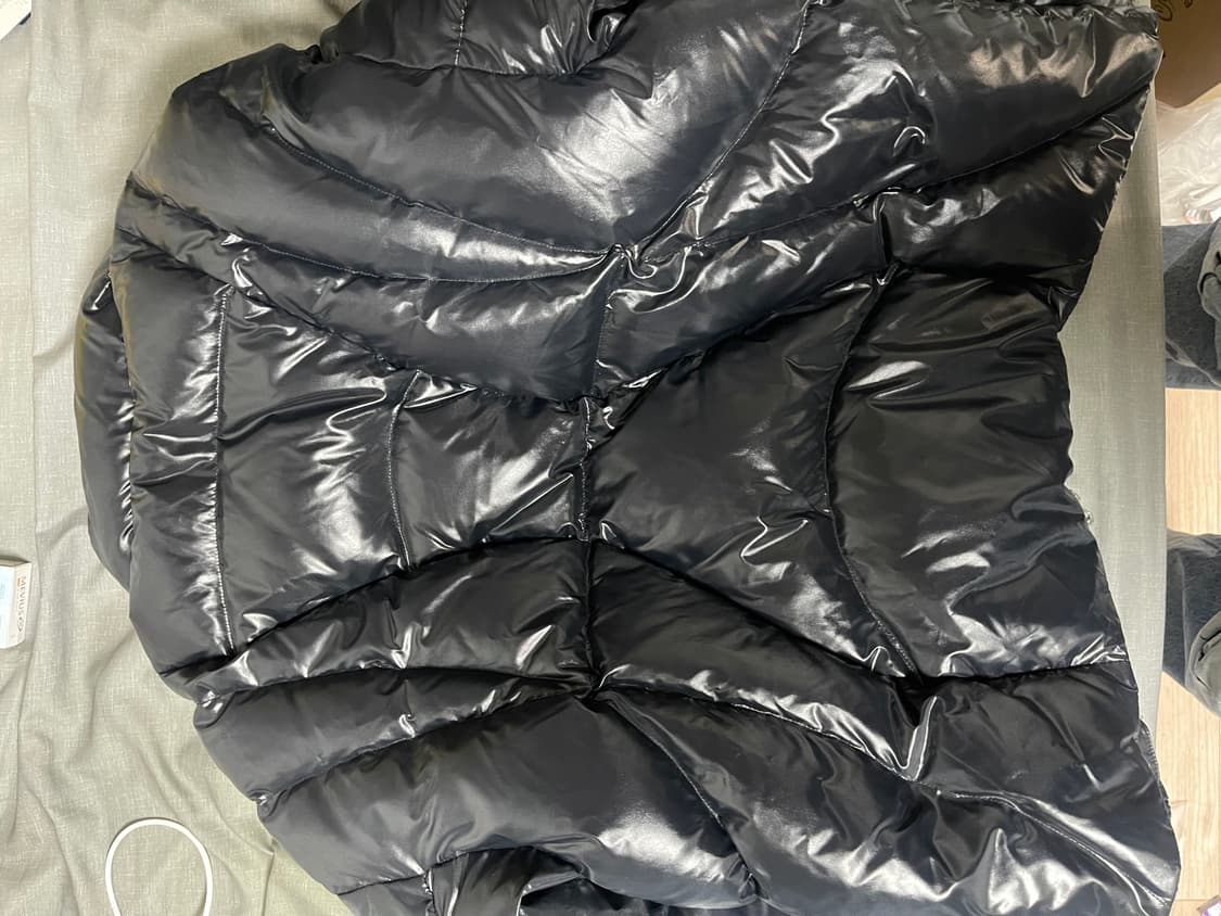 인사일런스 웨이브 라인 다운 자켓 블랙 s 상품이미지2