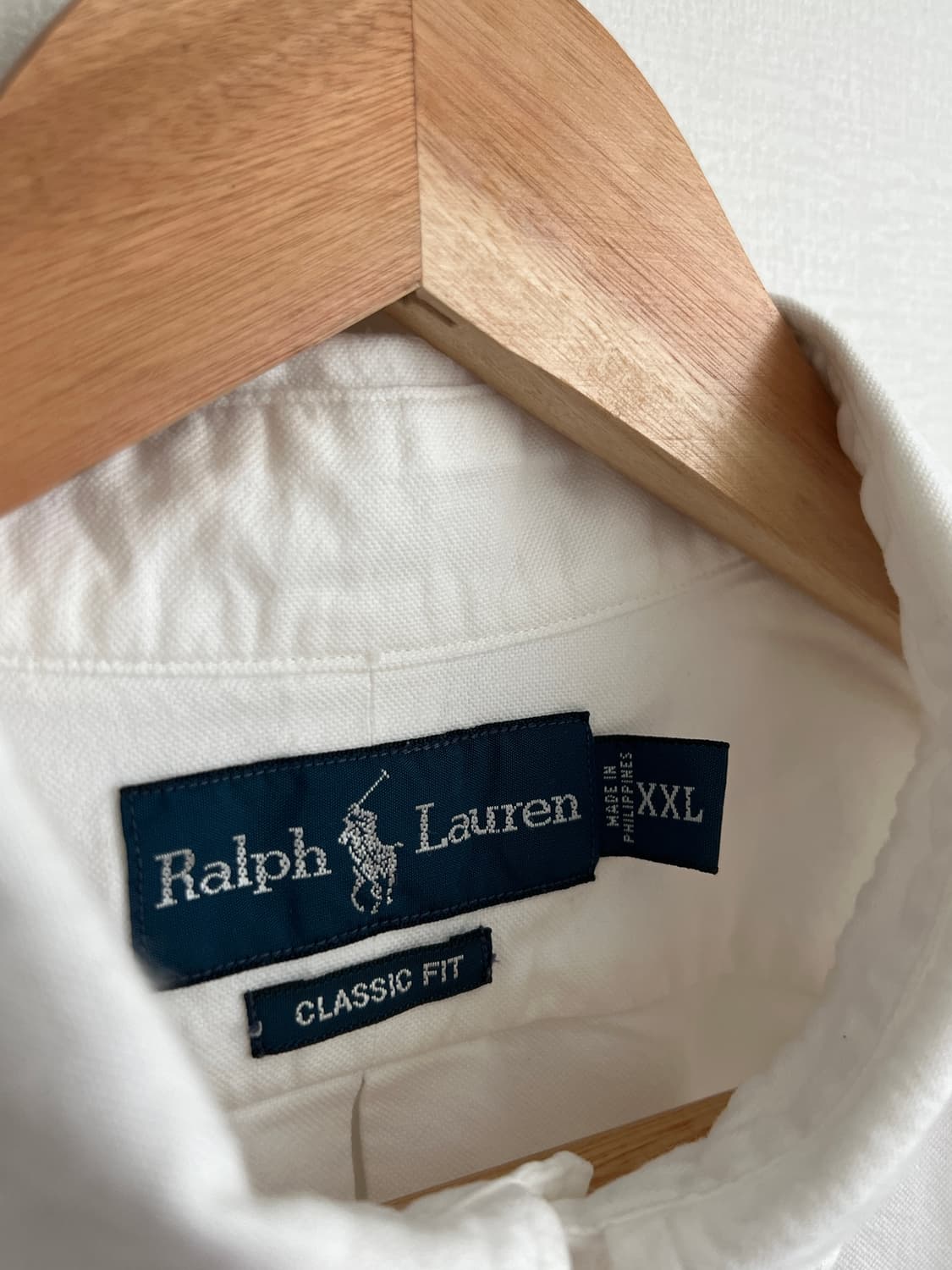 폴로 랄프로렌 화이트 셔츠 XXL 상품이미지4