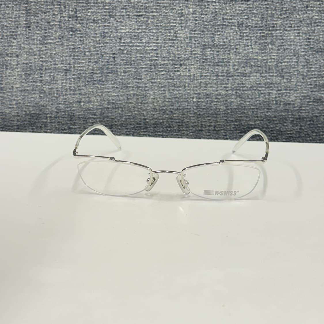 KSWISS 긱시크 실버 반무테 안경 상품이미지2