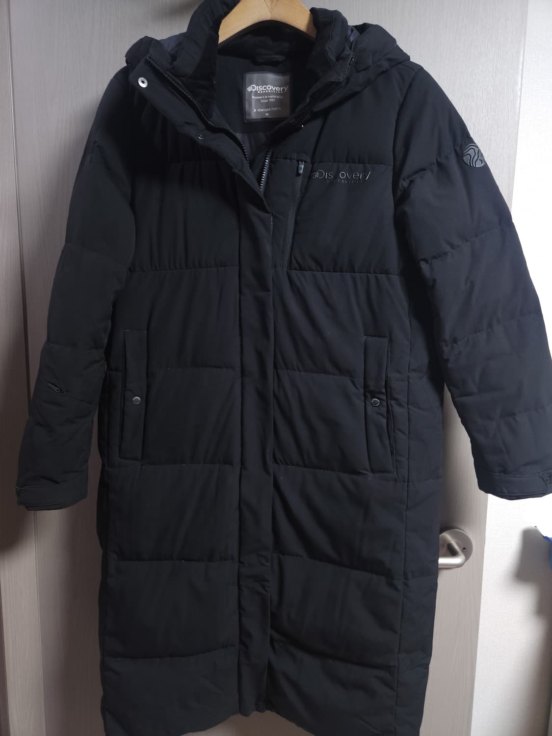 디스커버리 구스다운 롱패딩, M 상품이미지1