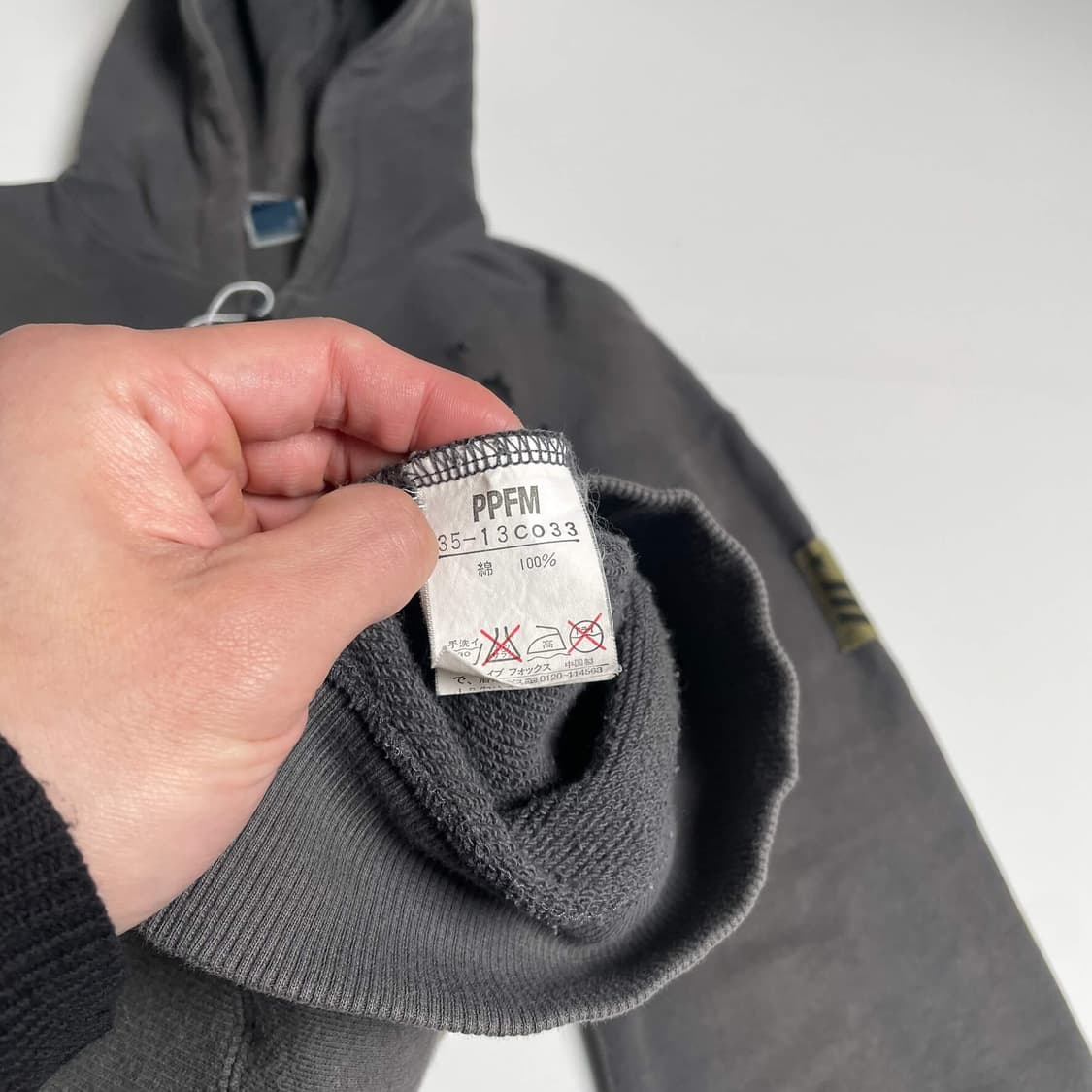 PPFM 홀데미지 밀리터리 집업 후드  상품이미지8