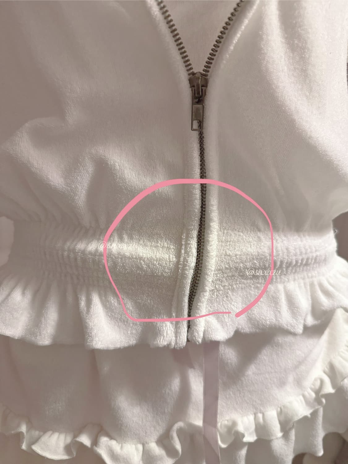 리즈리사 대대장 크림핑크 캐미솔 후드 세트 히메카지 라떼갸루 핀터깔 달천 상품이미지8